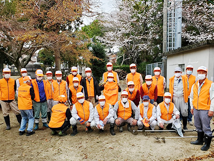 平戸橋二区水辺愛護会の皆様