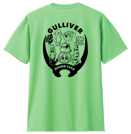 ドライTシャツ 背中プリント