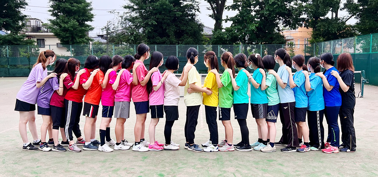 東京学芸大学付属高校テニス部の皆様 オリジナルTシャツ