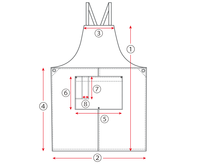 エプロンサイズ