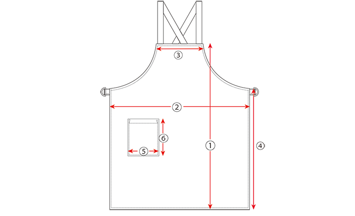 エプロンサイズ