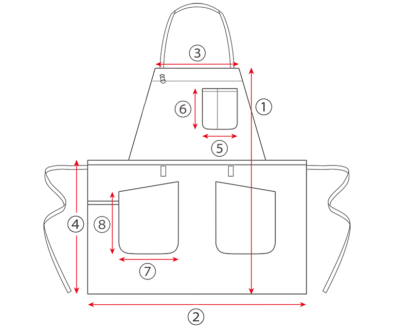 エプロンサイズ