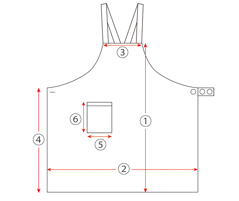 エプロンサイズ