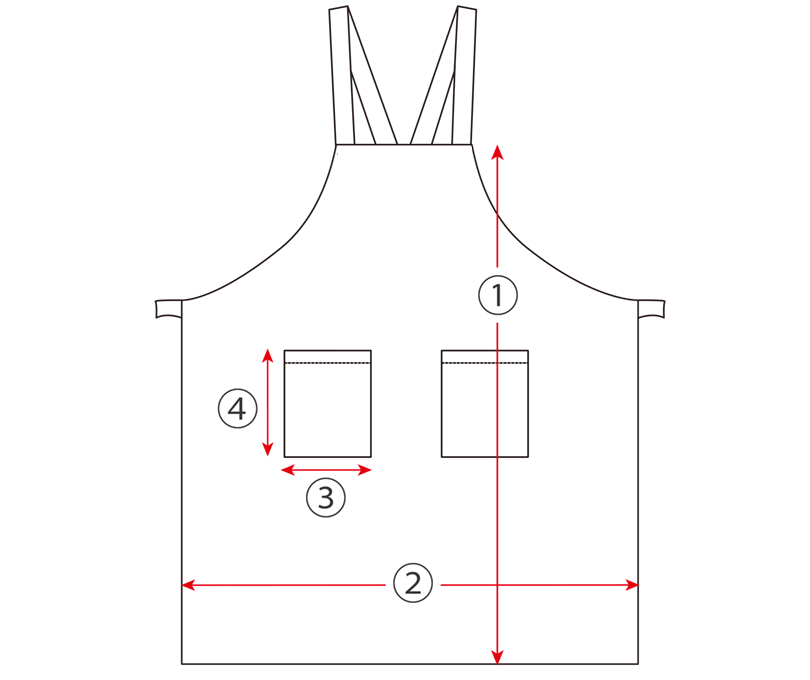 エプロンサイズ