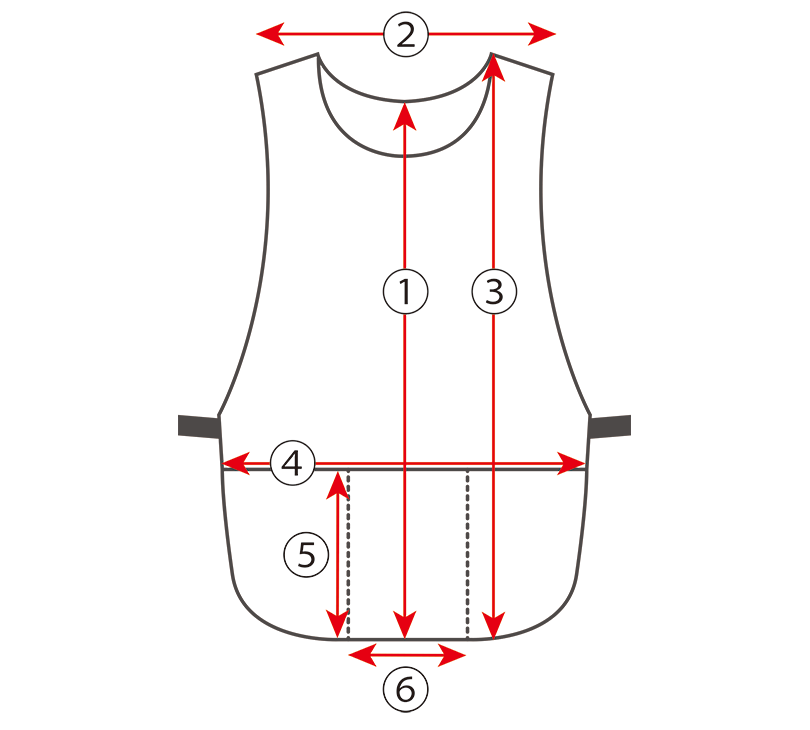 エプロンサイズ