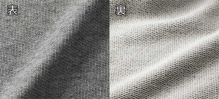 パーカーの生地