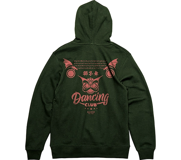 ダンスクラブの文化祭演舞に合わせた獅子舞モチーフ