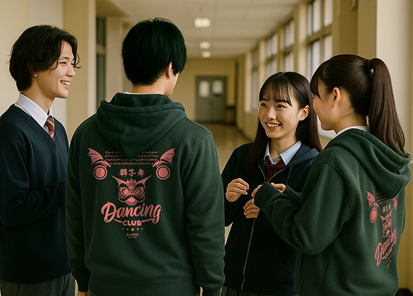 オリジナルパーカ 文化祭 ダンス