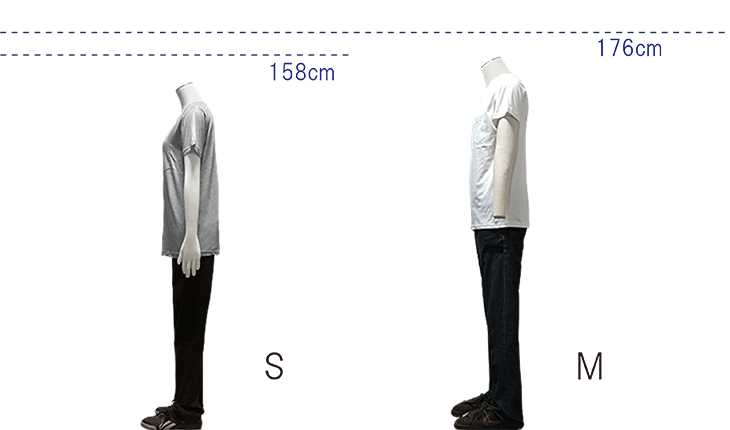 ポケットTシャツ　サイド