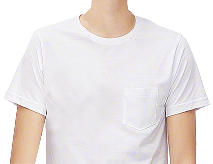 5747 ポケット付Tシャツ
