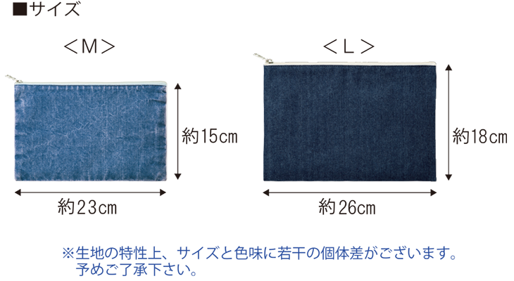 ポーチのサイズ