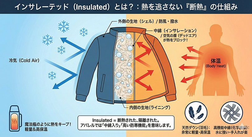 7464 インサレーテッドスタンドジャケットスタイル