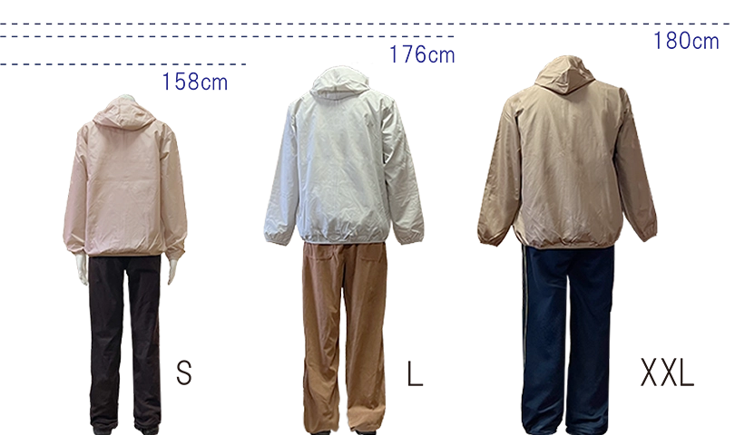 スタッフジャンパー バックサイズ