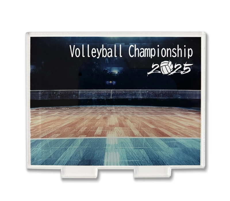 背景のアクリルプレート