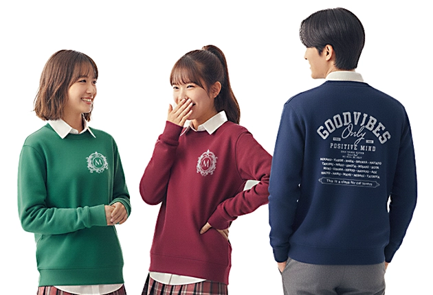 オリジナルトレーナー文化祭 教室 2箇所1色プリント