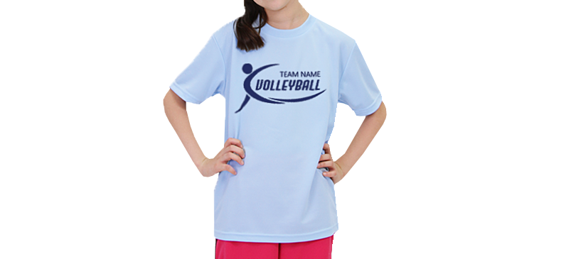 グリマードライTシャツ418円～にチーム名などロゴ入れプリント。部活にglimmerオリジナルTシャツ