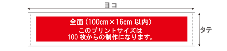 タオルプリントサイズ全面